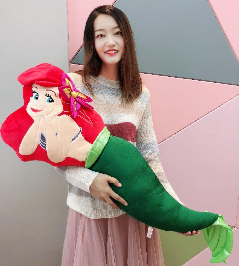 120cm Disney Ariel Princess Doll Plush Toy Mermaid Pillow Cushion Cartoon Animation Doll Children s Day 5 - Ariel Doll