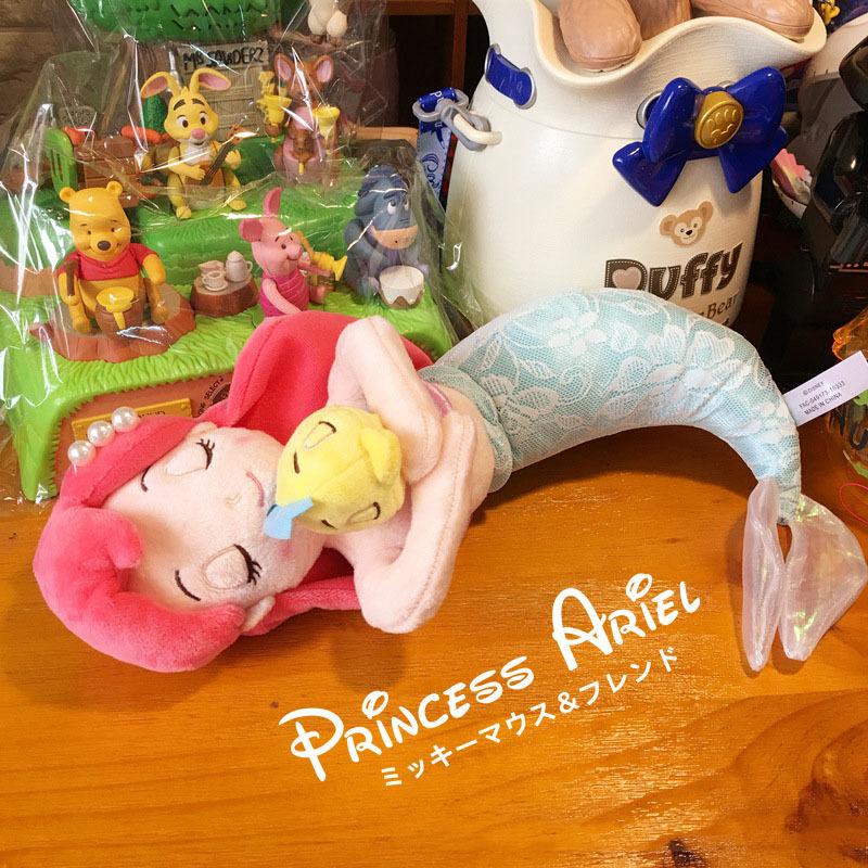 50 120cm Disney Ariel Princess Doll Plush Toy Mermaid Pillow Cushion Cartoon Anime Doll Girl Birthday - Ariel Doll