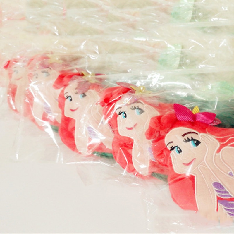 Cute Disney Cartoon The Little Mermaid Ariel Plush Toys Dolls Pencil Case Coin Purse Storage Bag 3 - Ariel Doll