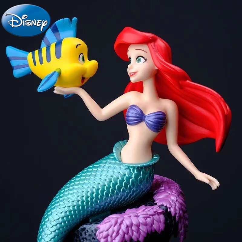 Disney Ariel Princess Action Figure 19cm The Little Mermaid Ariel Figuras Anime Model Toys Dolls Disney 2 - Ariel Doll
