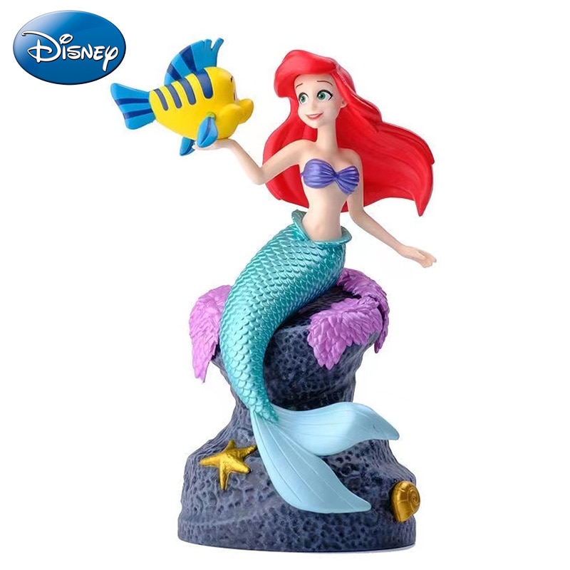 Disney Ariel Princess Action Figure 19cm The Little Mermaid Ariel Figuras Anime Model Toys Dolls Disney - Ariel Doll