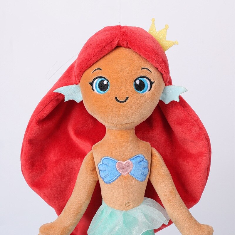 Disney Ariel Soft Plush Dolls The Little Mermaid Anime Movie Figures Home Room Decoration Baby Kids 2 - Ariel Doll