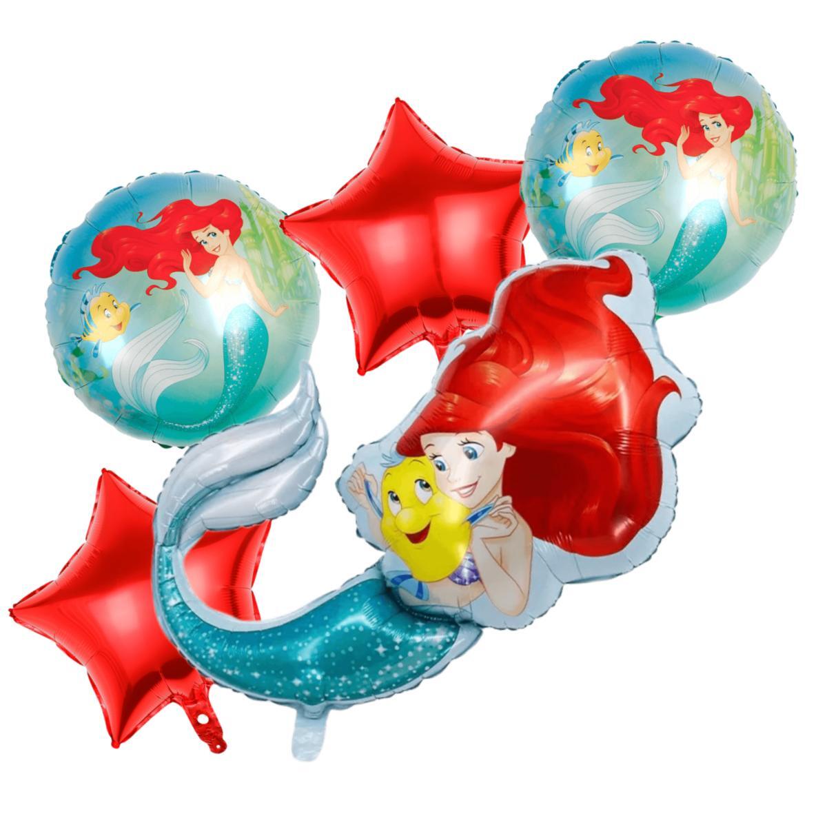 Disney Mermaid Ariel Disposable Tableware Birthday Party Decoration Baby Shower Gift Bag Cake Decoration Children s 5 - Ariel Doll
