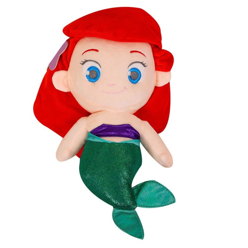 Disney Mermaid Princess Ariel Plush Doll Cartoon Anime Kawaii Plushie Stuffed Toy Q Version Soft Sleeping 1 - Ariel Doll