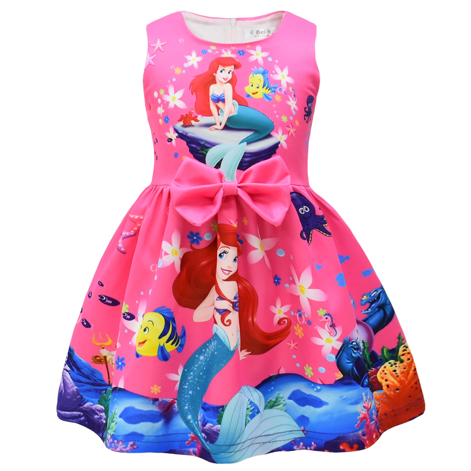 Girls Mermaid Princess Dress Kids Baby Girl Cartoons Casual Ariel Dresses Children Clothes 2 10 Years 2 - Ariel Doll