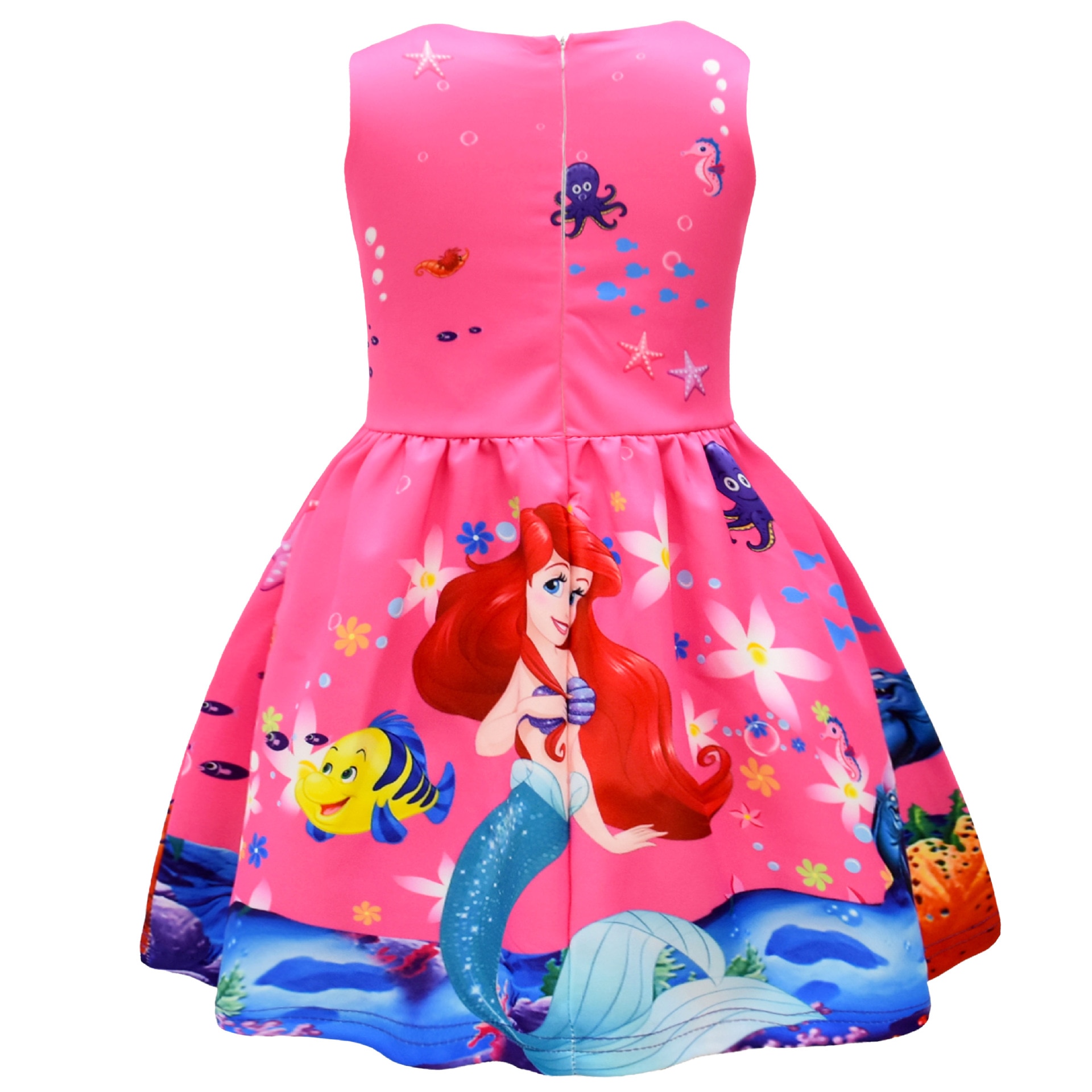 Girls Mermaid Princess Dress Kids Baby Girl Cartoons Casual Ariel Dresses Children Clothes 2 10 Years 3 - Ariel Doll