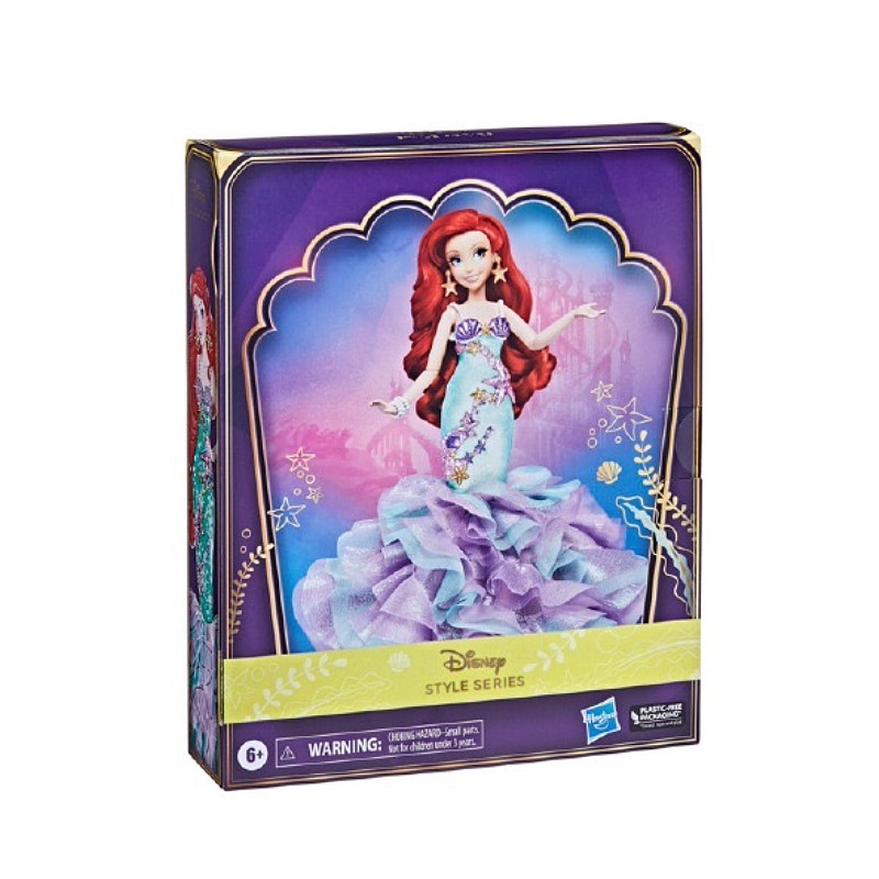 Hasbro Disney Princess Dolls Mermaid Beauty Ariel Sparkle Fashion Collection Action Figure Children Girls Play House 1 - Ariel Doll