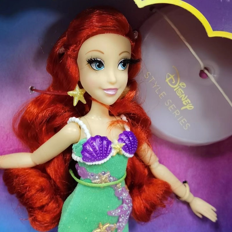 Hasbro Disney Princess Dolls Mermaid Beauty Ariel Sparkle Fashion Collection Action Figure Children Girls Play House 5 - Ariel Doll
