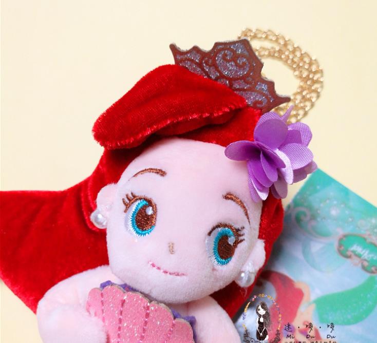 New Original Disney The Little Mermaid Ariel Princess Plush Toy Doll 23cm Kawaii Kid Gift 5 - Ariel Doll